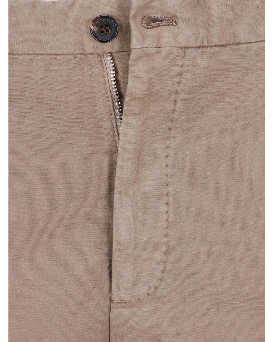 Incotex Gray Slim Chino Pants for men