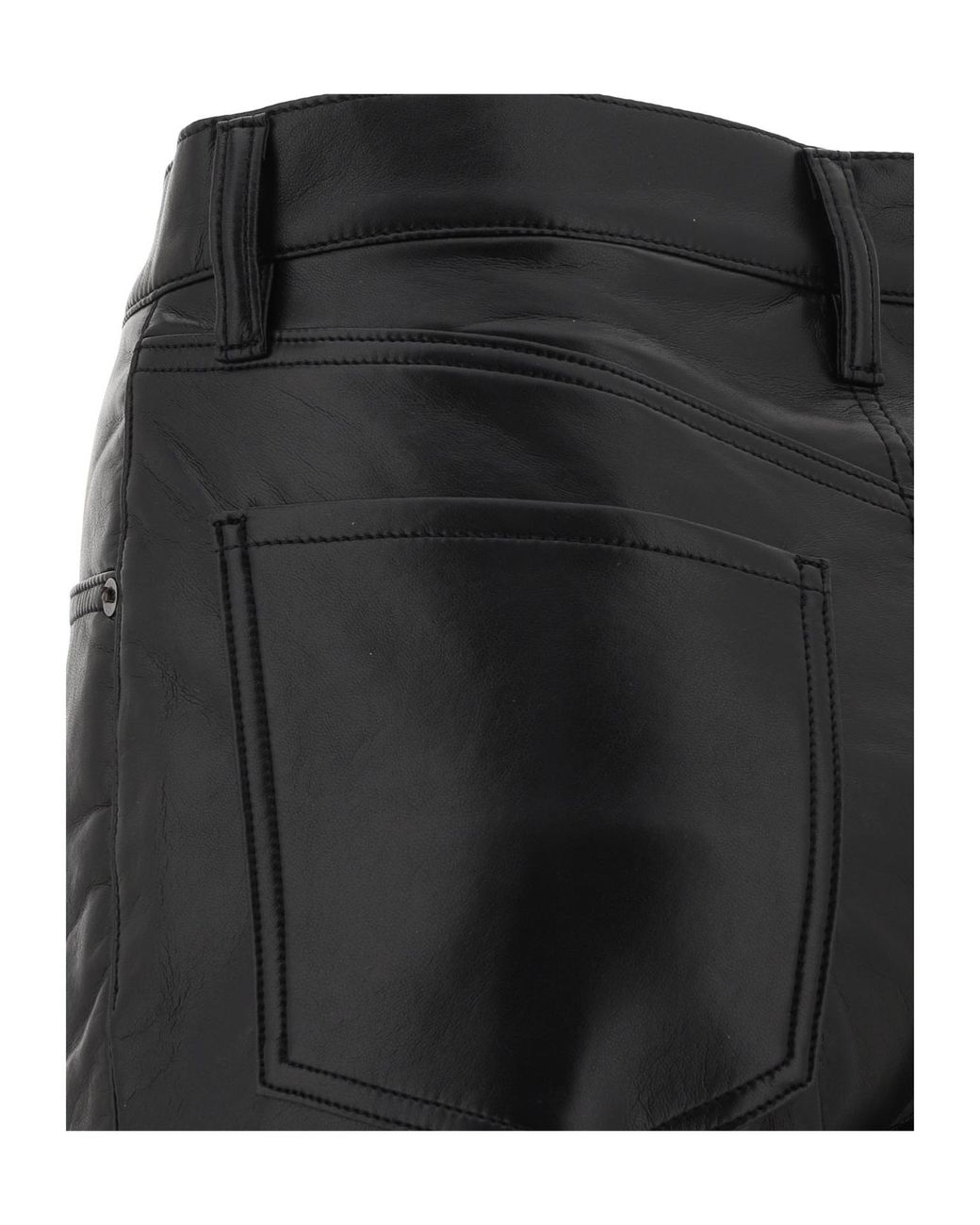 Agolde Black Casual Pants With Belt Loops