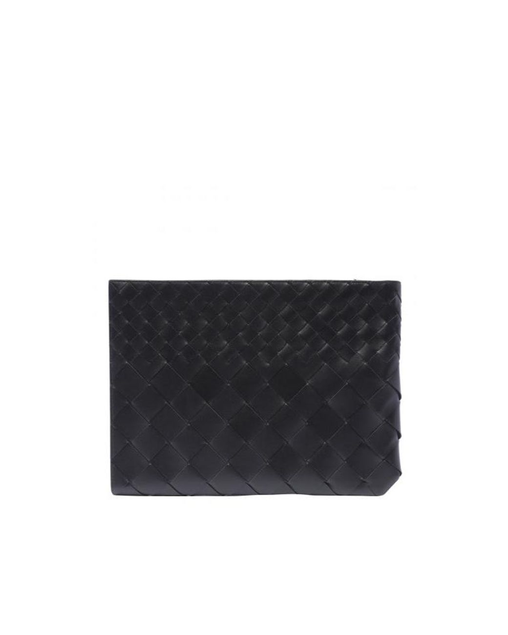 Bottega Veneta Black Half Zip Pouch for men