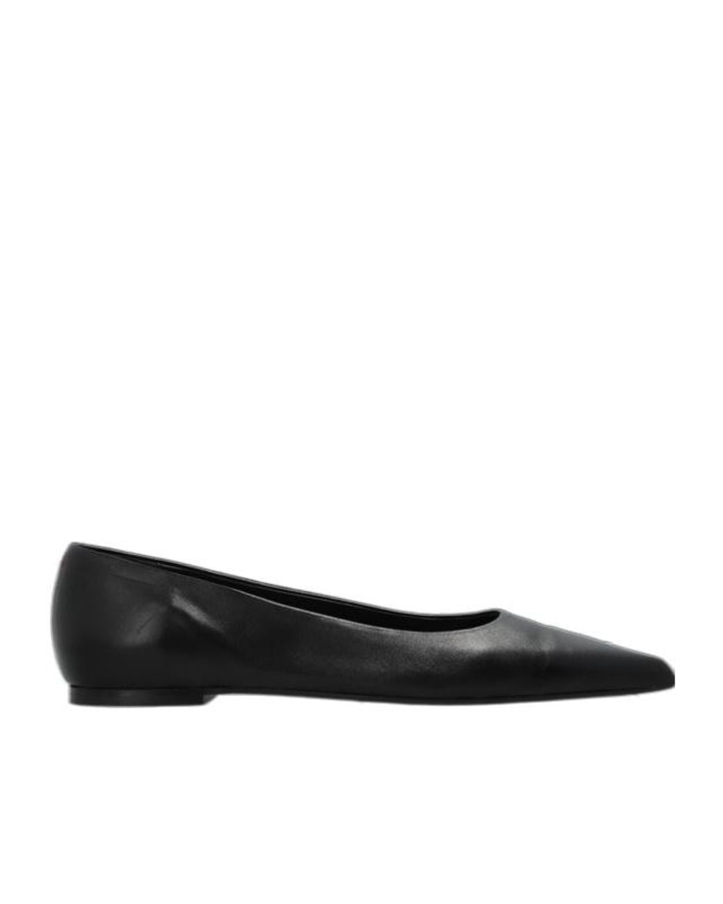 Aeyde Black Cassy Pointed-Toe Ballet Flats