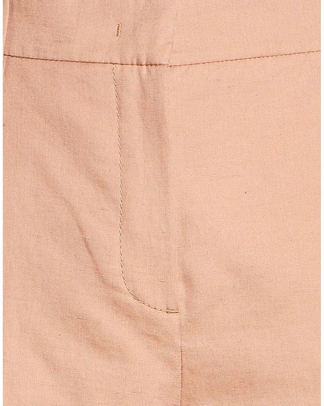 Weekend by Maxmara Pink Loose Solid-Color Trousers
