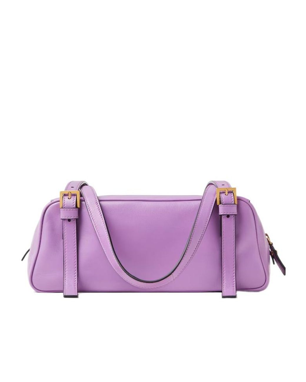 Versace Purple Emblème Bowling Bag