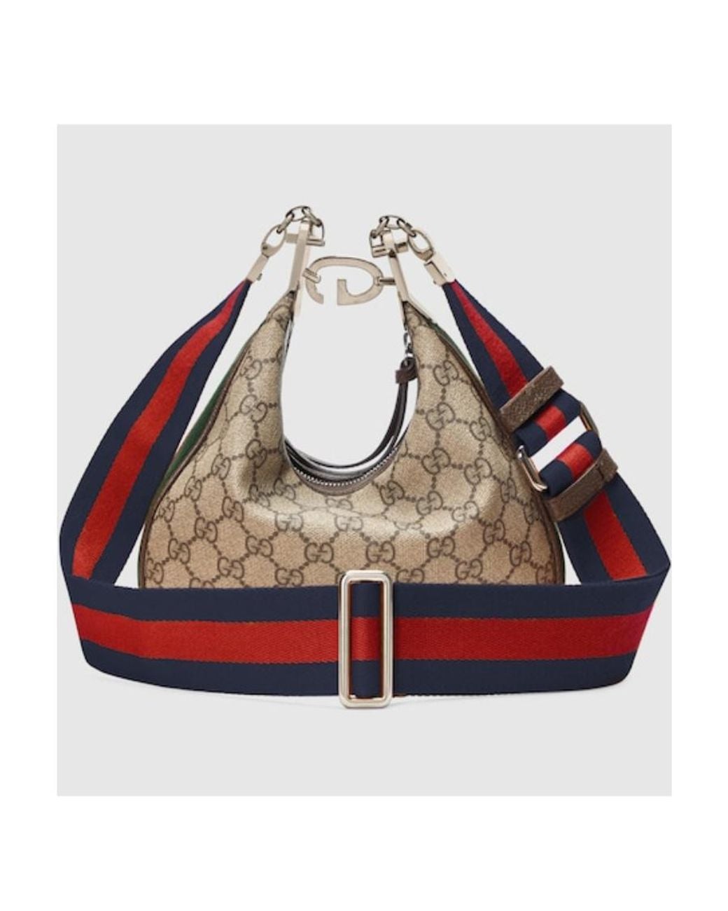 Gucci Metallic Small Attache Shoulder Bag