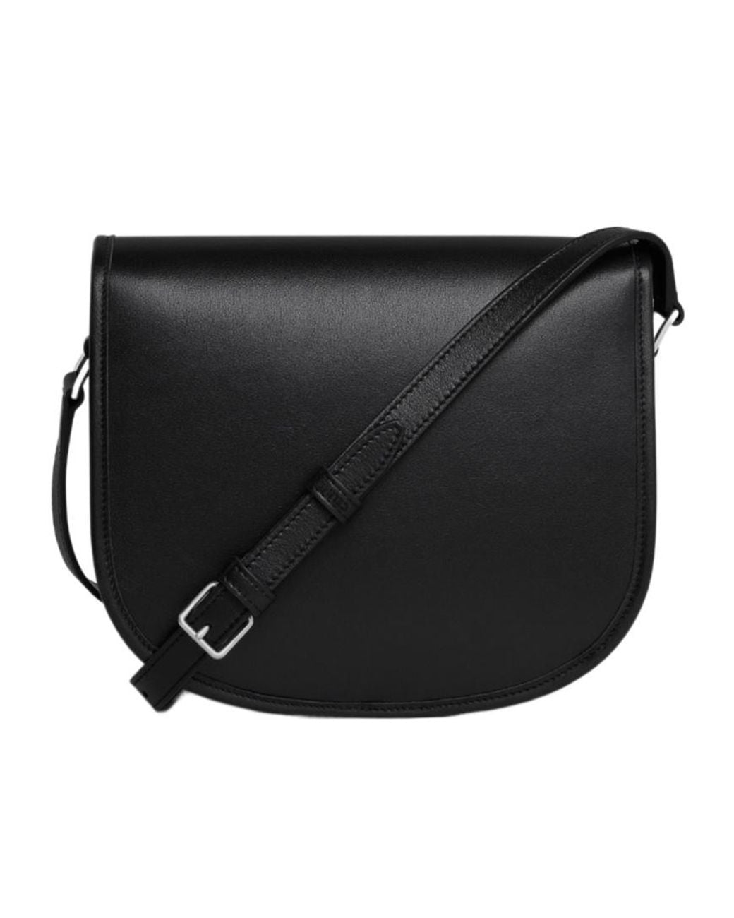 Céline Black Medium Besace Triomphe for men