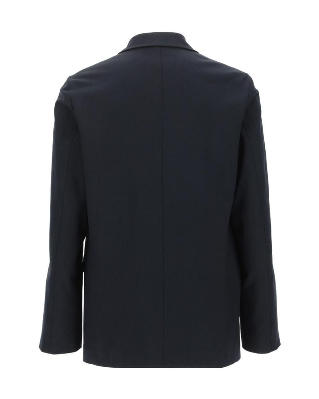 Jil Sander Blue Button-Fastening Single-Breasted Blazer for men