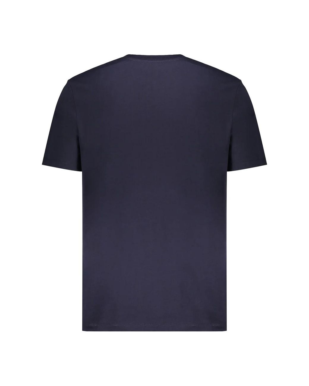 Balmain Blue Logo Printed Crewneck T-Shirt for men