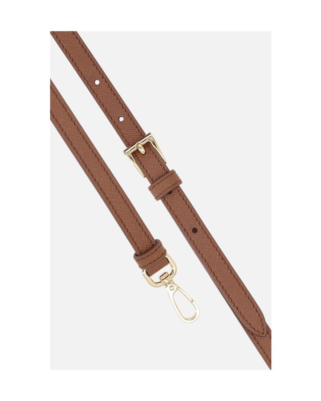 Prada Brown Symbole Logo Shoulder Bag