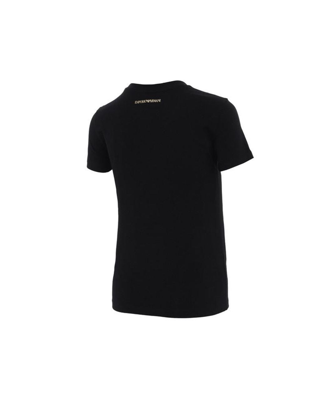 Emporio Armani Black Decal T-Shirt