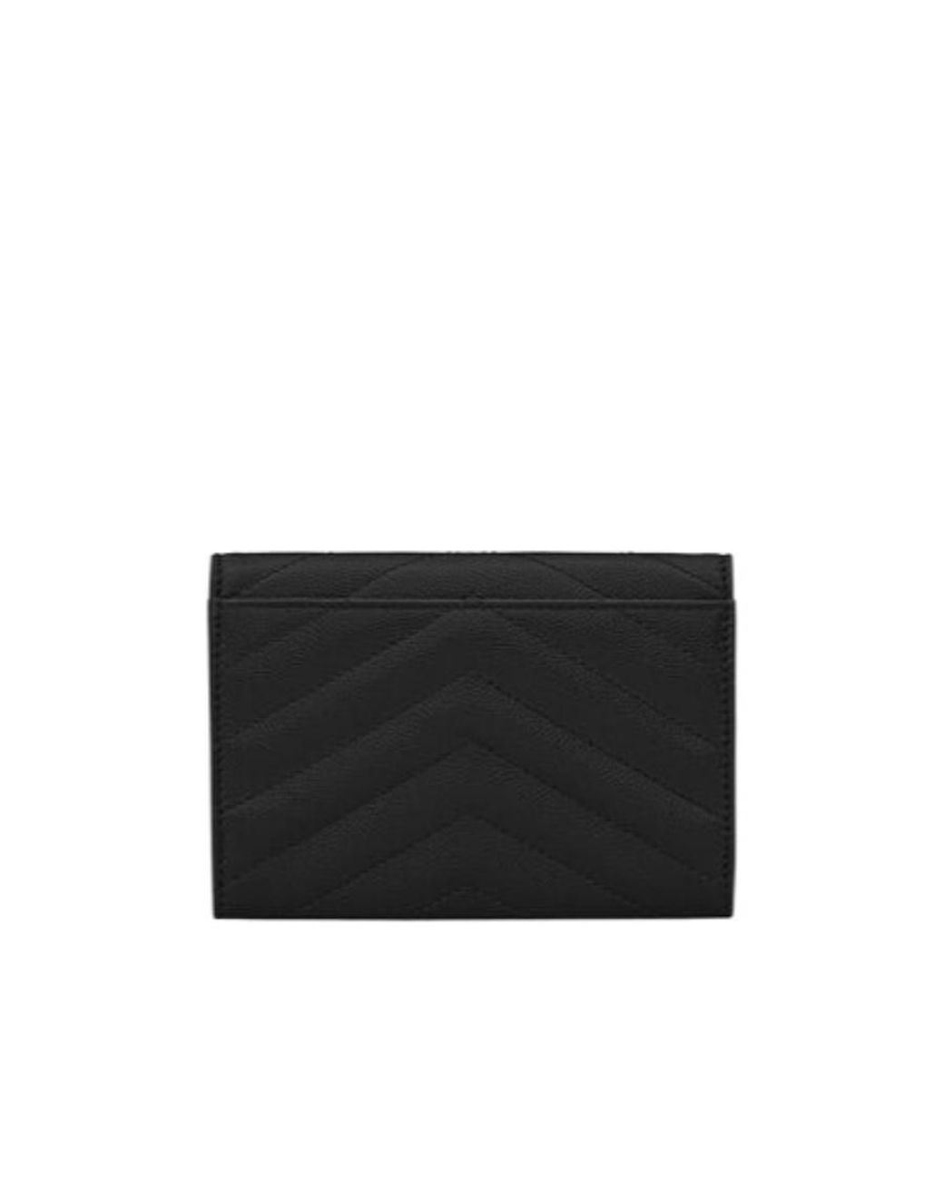 Saint Laurent Black Cassandre Matelassé Wallet