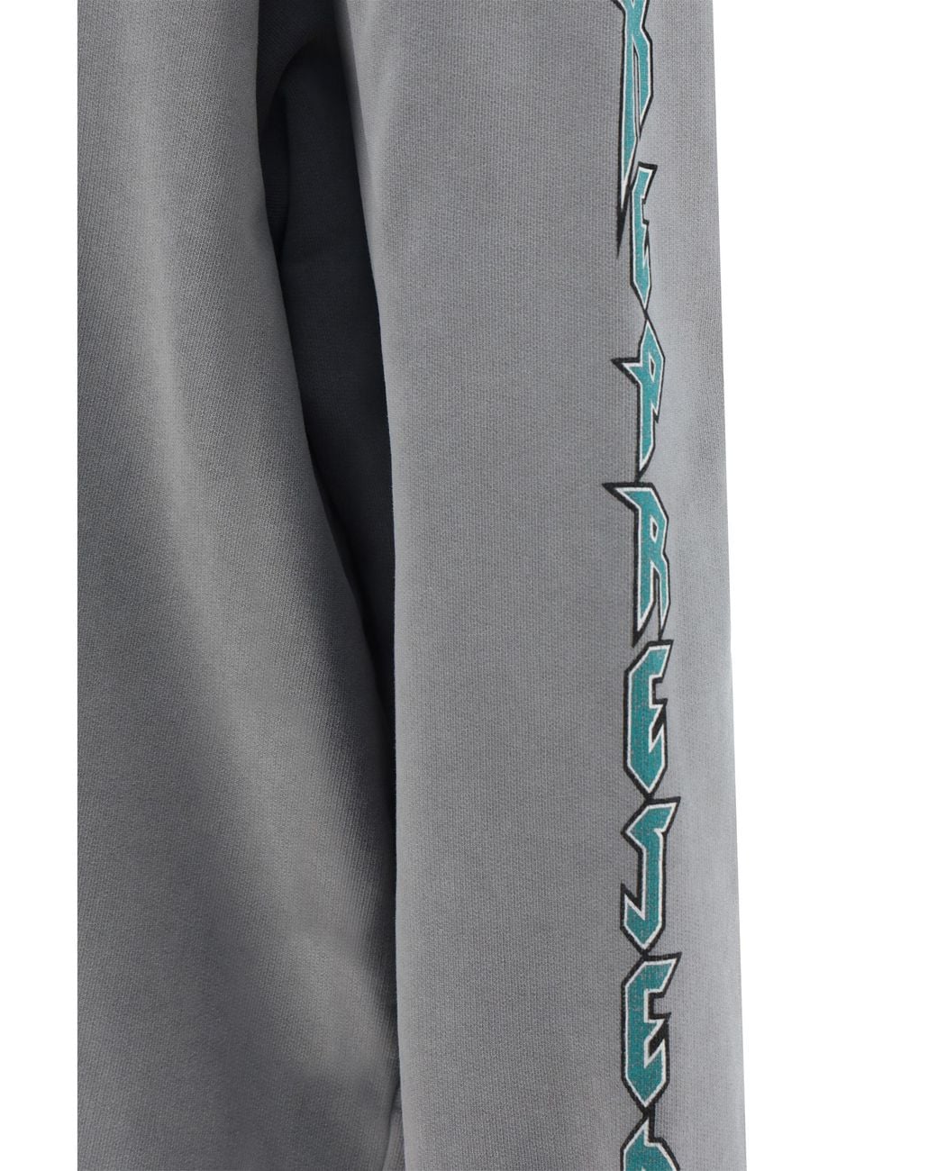 Represent Gray Long-Sleeved Hooded Sweater for men