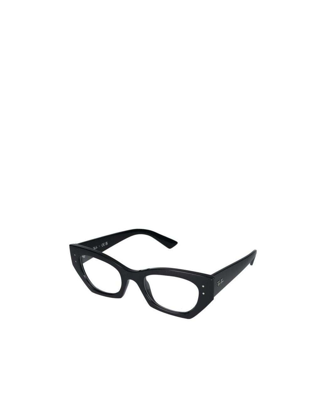 Ray-Ban White Zena Cat-Eye Frame Glasses for men