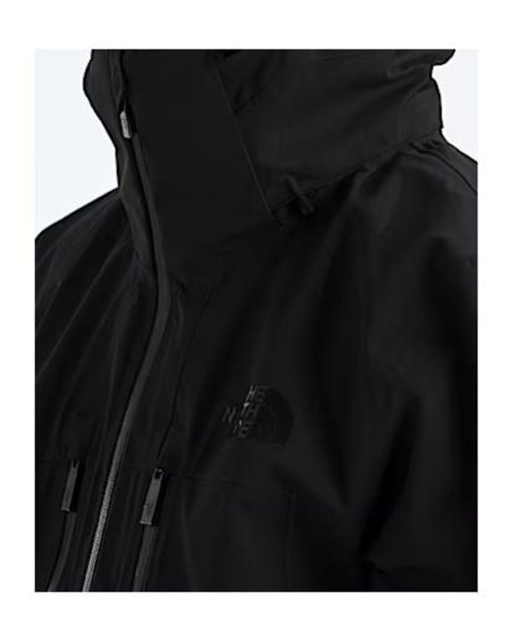 The North Face Black Zip-Up High Neck Chakal Jacket for men