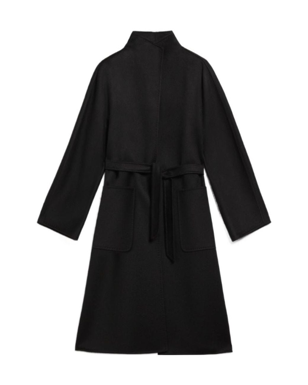 Max Mara Black Belted Coat