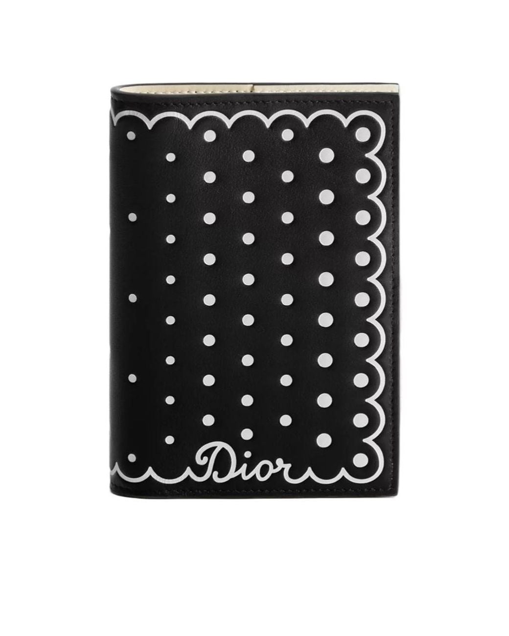 Dior Black Passport Cover