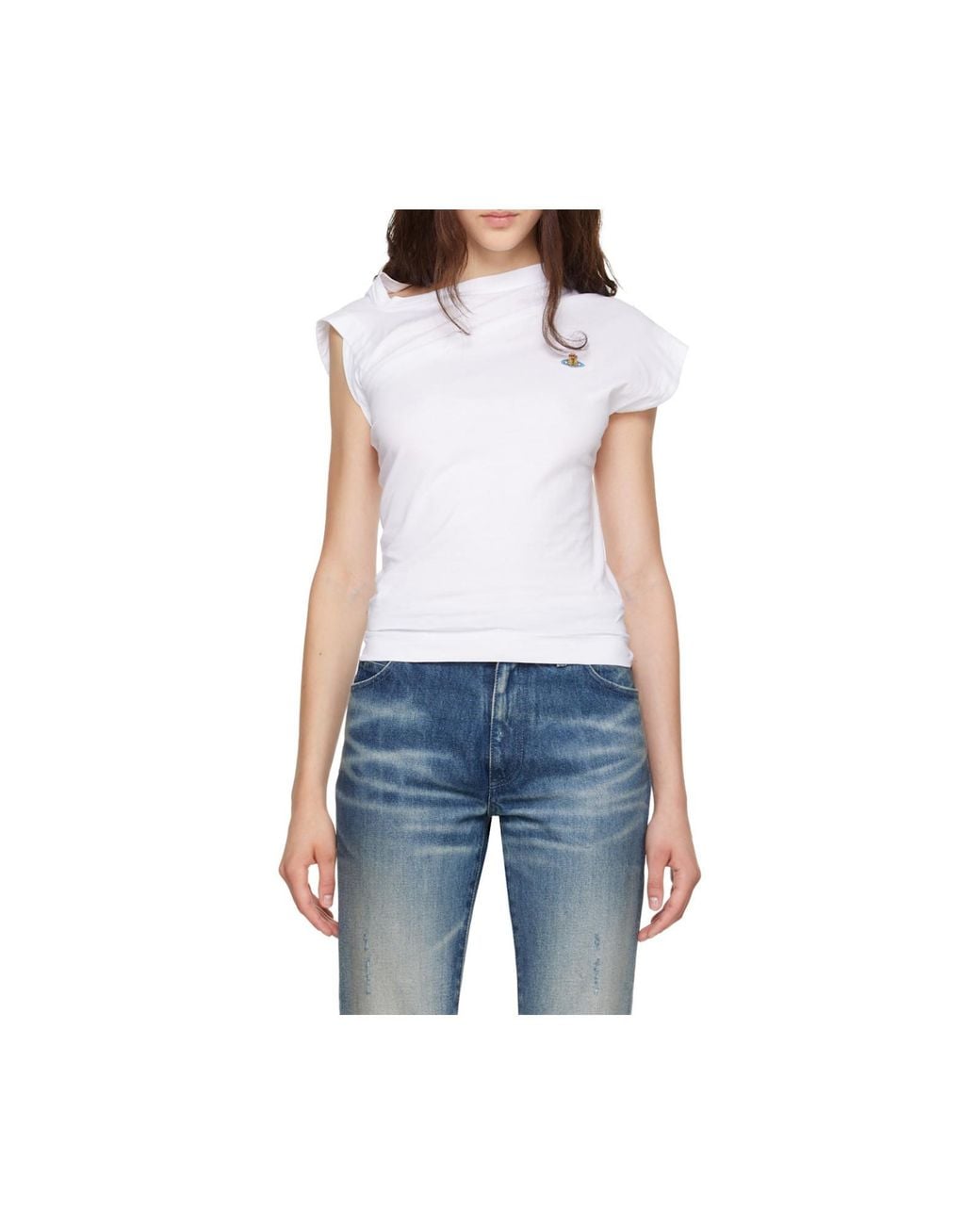 Vivienne Westwood White Hebo Top