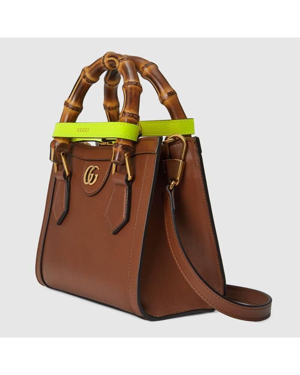 Gucci Brown Diana Mini Tote Bag