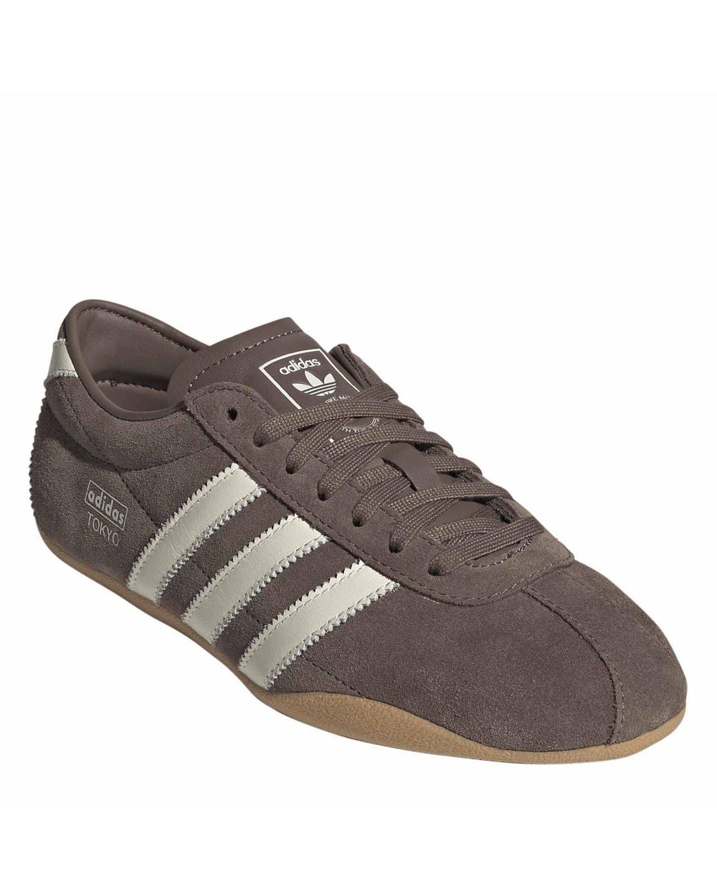 Adidas Originals Brown Suede Low-Top Sneaker