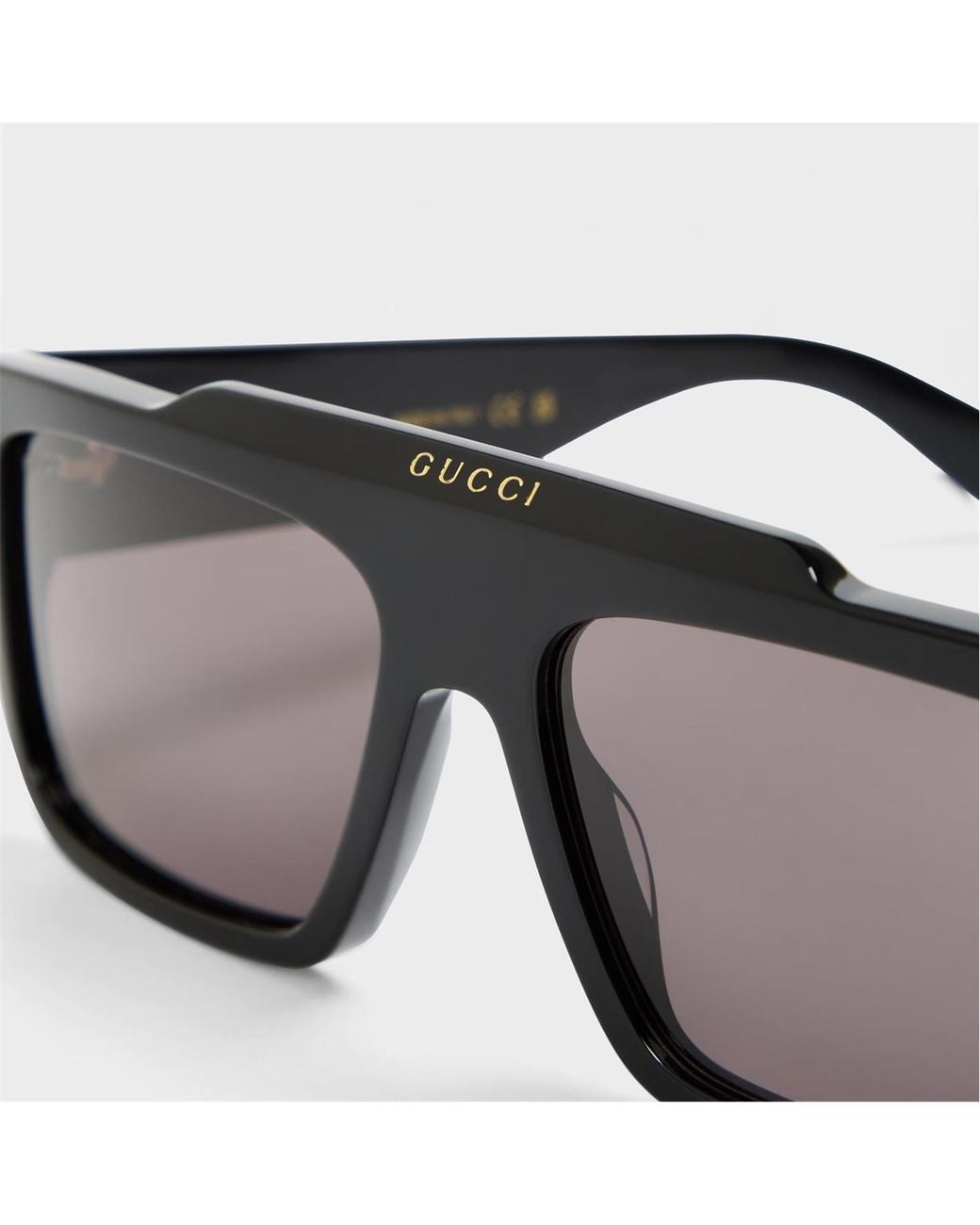 Gucci Metallic Rectangular Sunglasses for men