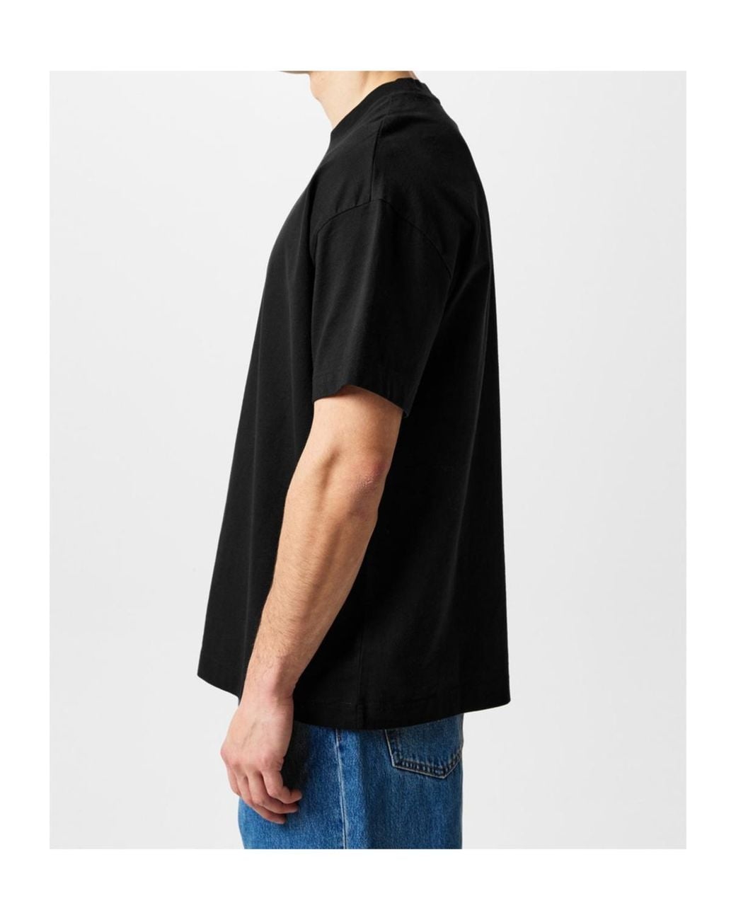 Barbour Black Oversized Collins T-Shirt for men