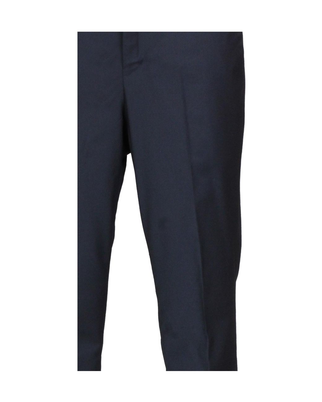 PT01 Blue Pt Torino Straight-Leg Tailored Trousers for men