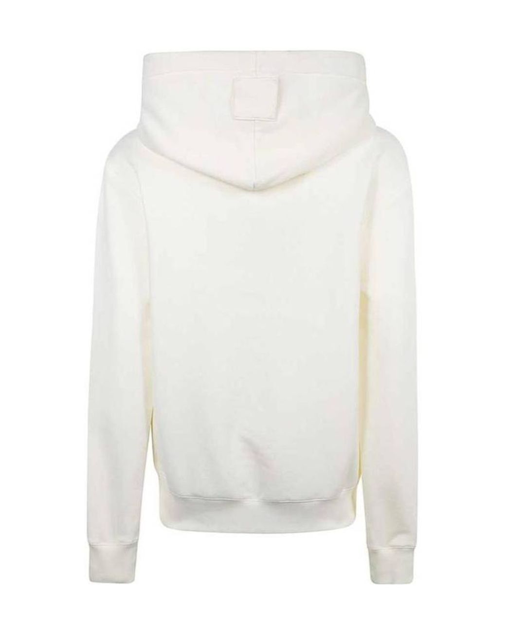 Lanvin White Floral-Print Drawstring Hoodie