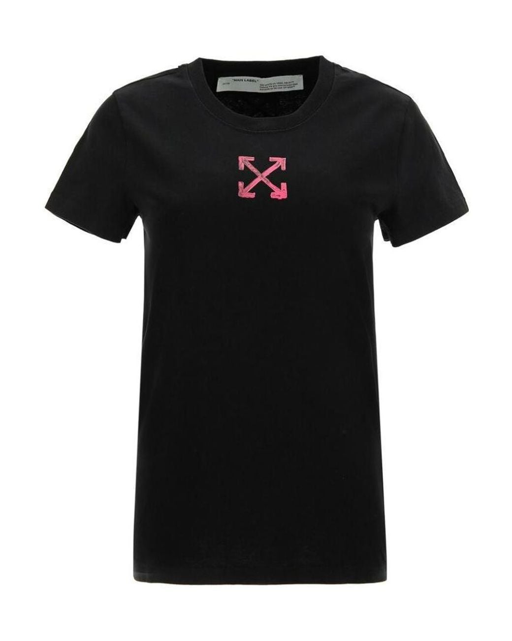 Off-White c/o Virgil Abloh Black Logo Printed T-Shirt