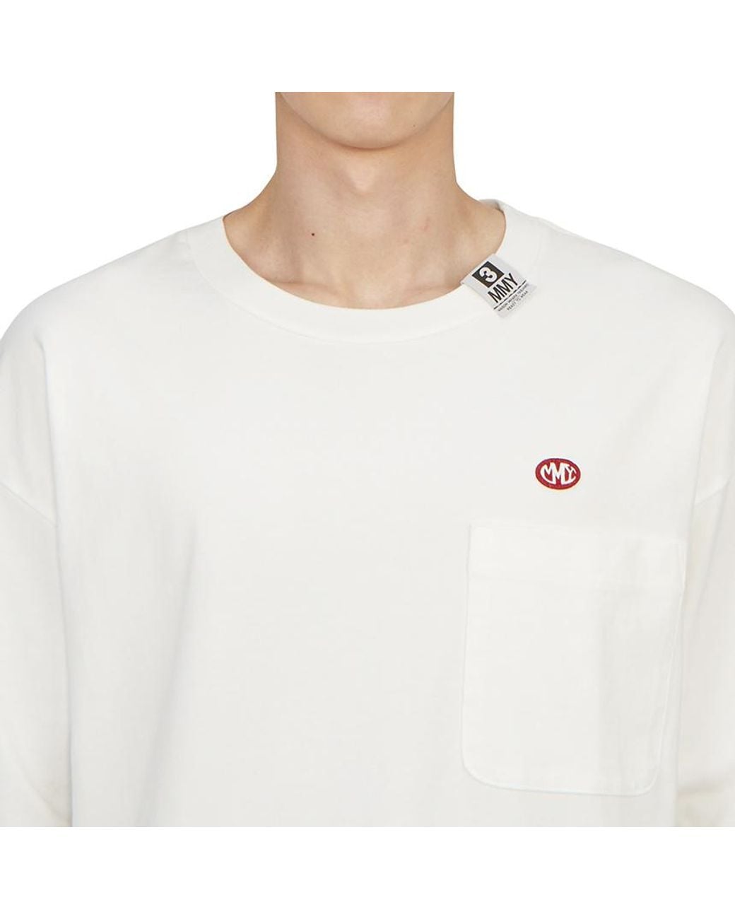 Maison Mihara Yasuhiro White Lo Fi Vision Crewneck T-Shirt for men