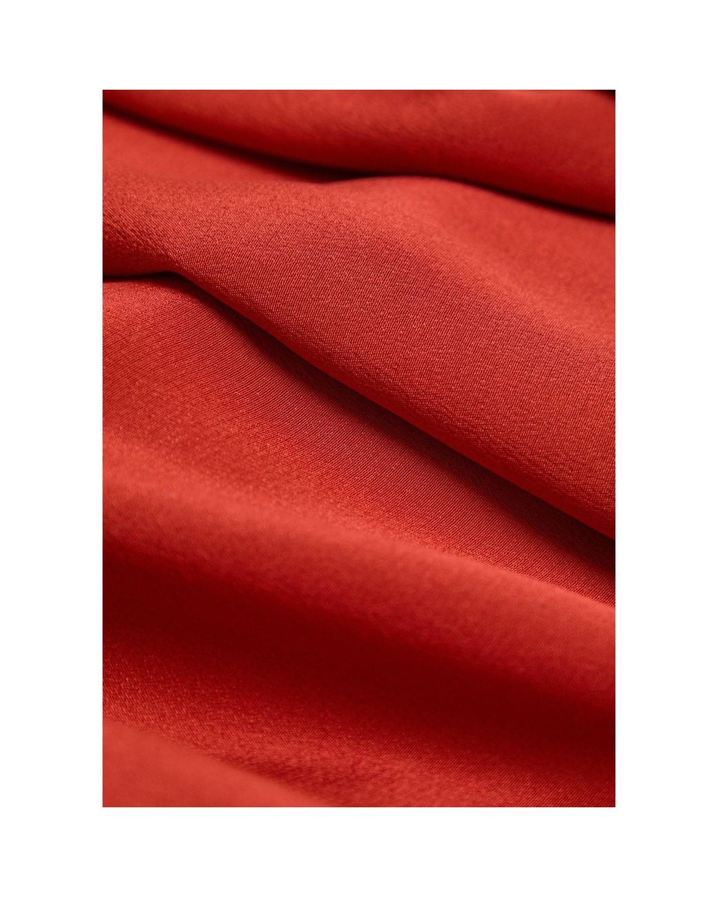 Joseph Red Pointed Collar Long-Sleeved Shirt