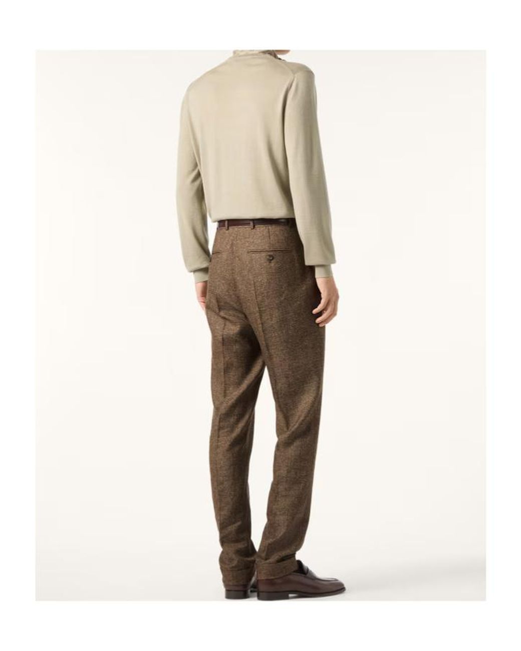 Loro Piana White Sottile Crewneck for men