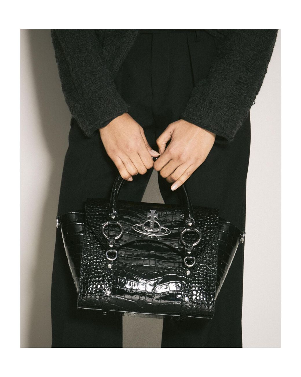 Vivienne Westwood Black Betty Medium Handbag