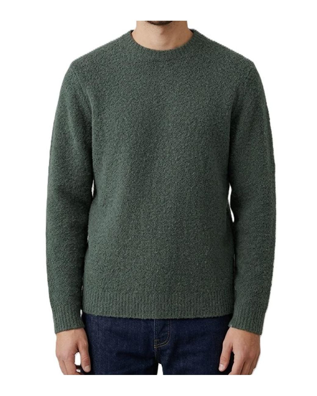 Roberto Collina Green Crew-Neck Sweater for men