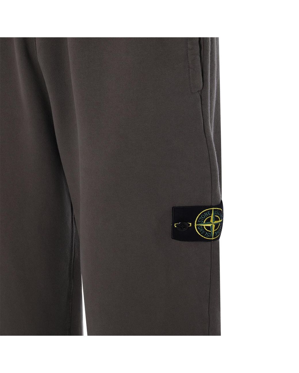 Stone Island Gray Loose-Fit Sweatpants for men