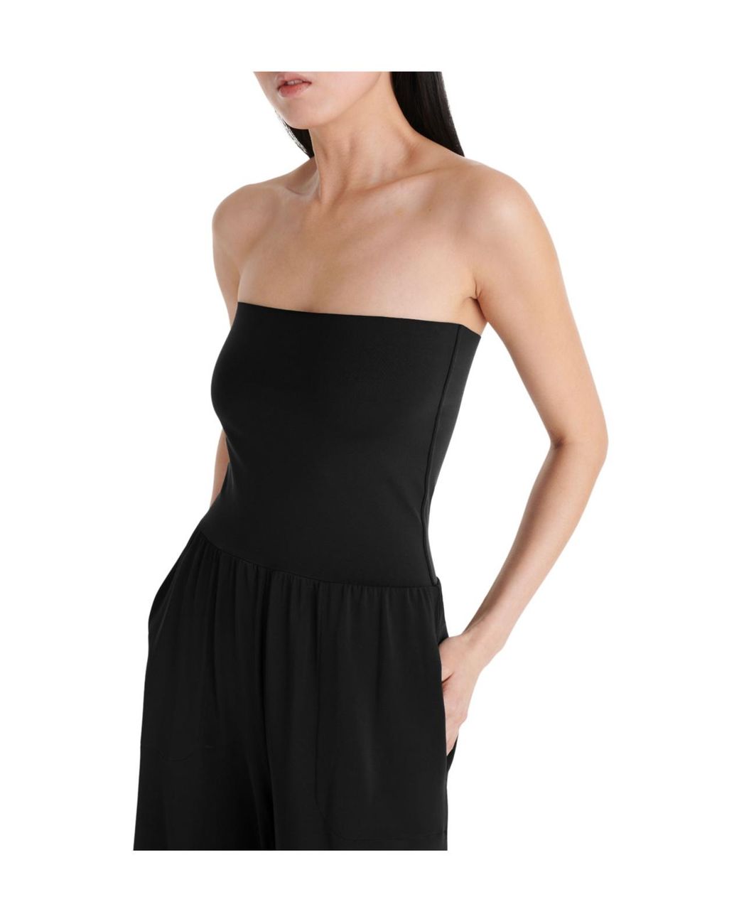 Eres Black High-Waisted Trousers