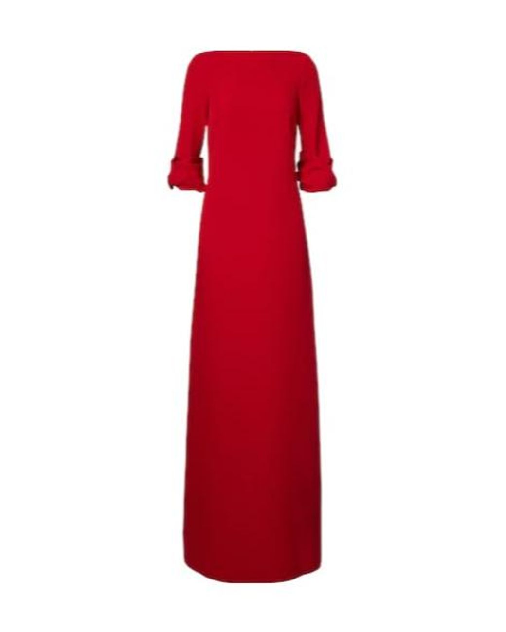 Safiyaa Red Danica Crêpe Gown