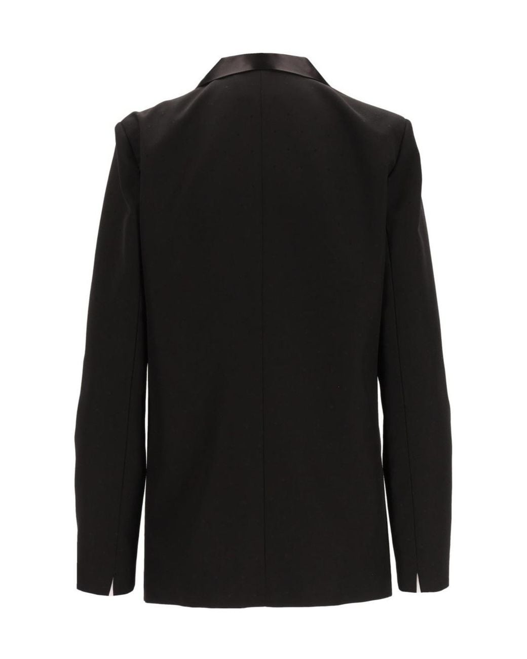 Forte_forte Black Long-Sleeved Tailcoat-Style Blazer
