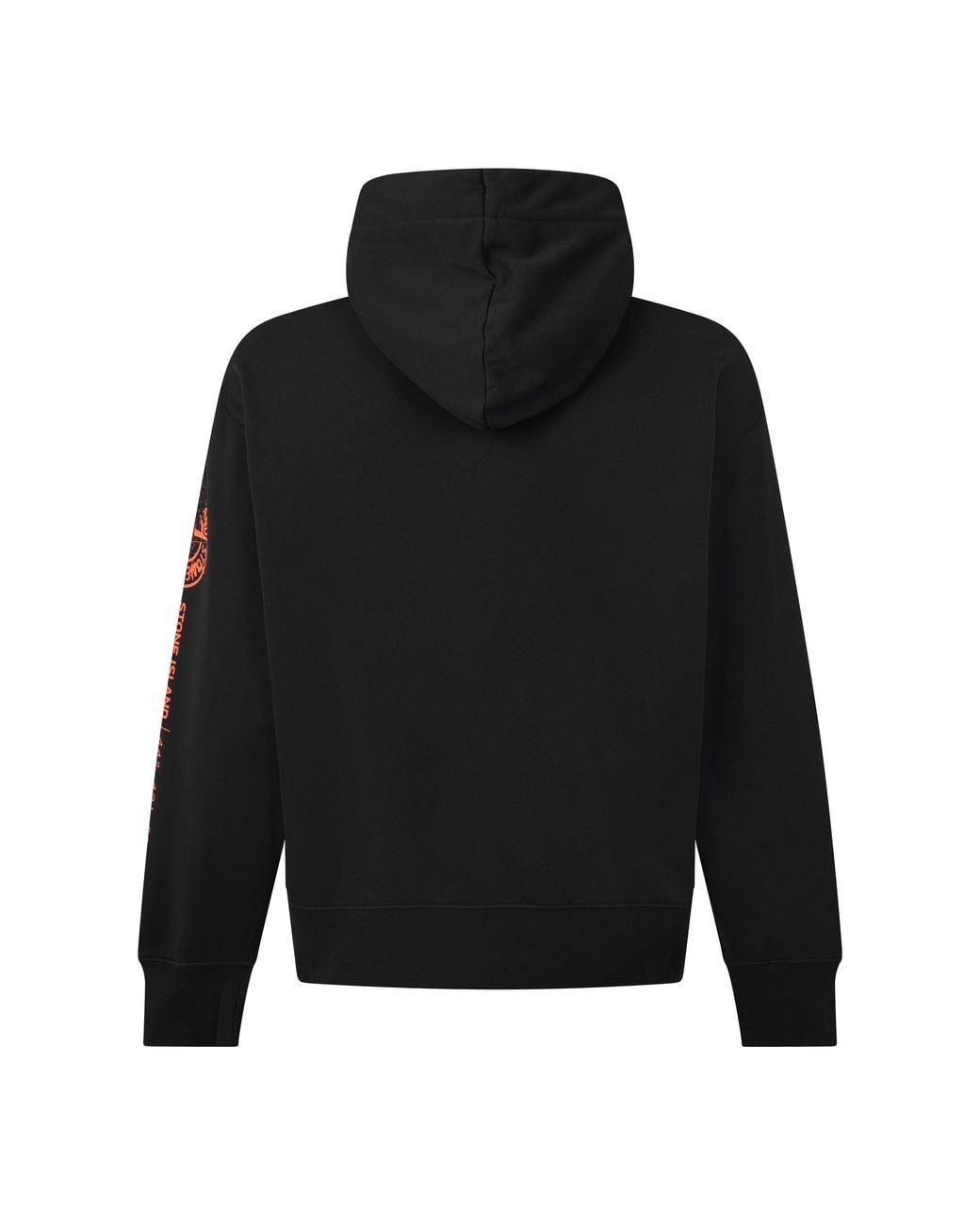 Stone Island Black Hooded Sweatshirt for men