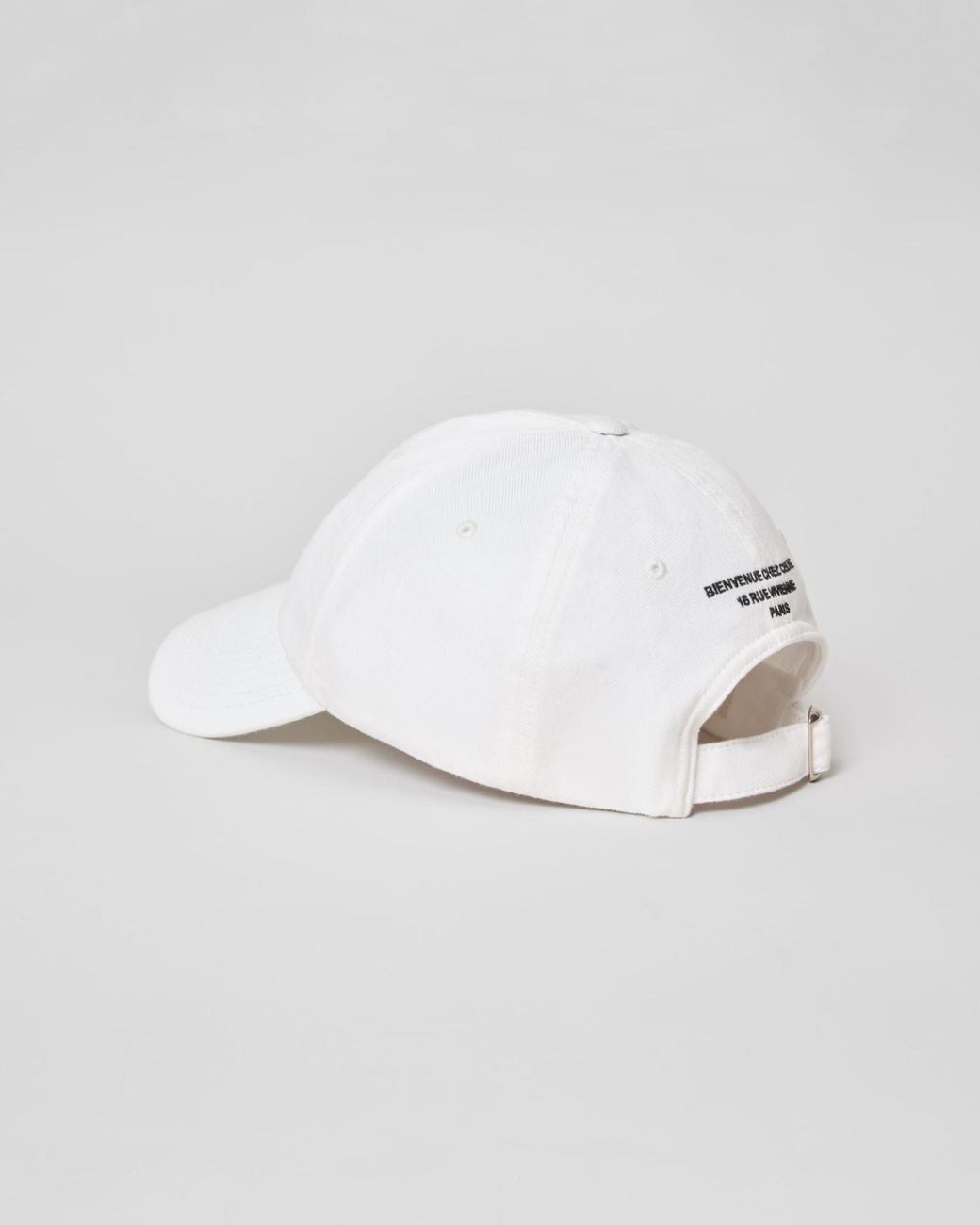 Céline White Richelieu Cap for men