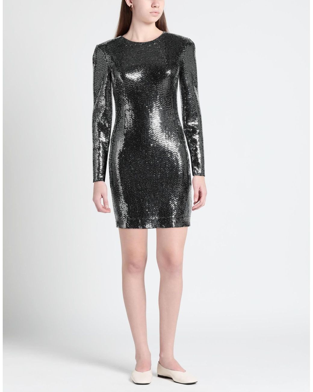 Dolce & Gabbana Black Crewneck Bodycon Dress