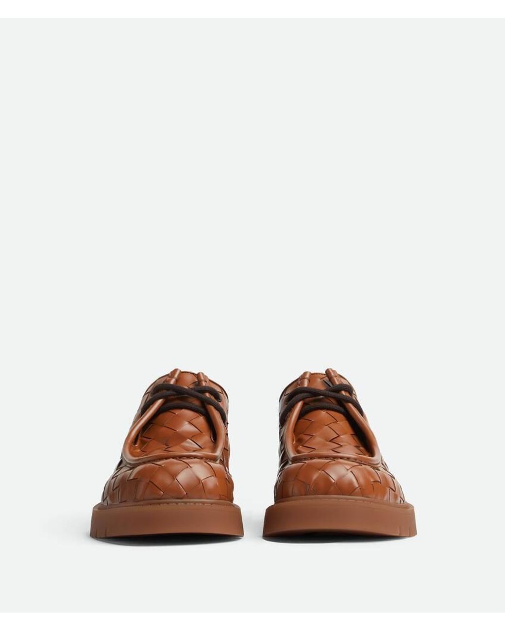 Bottega Veneta Brown Haddock Lace-Up Shoe for men