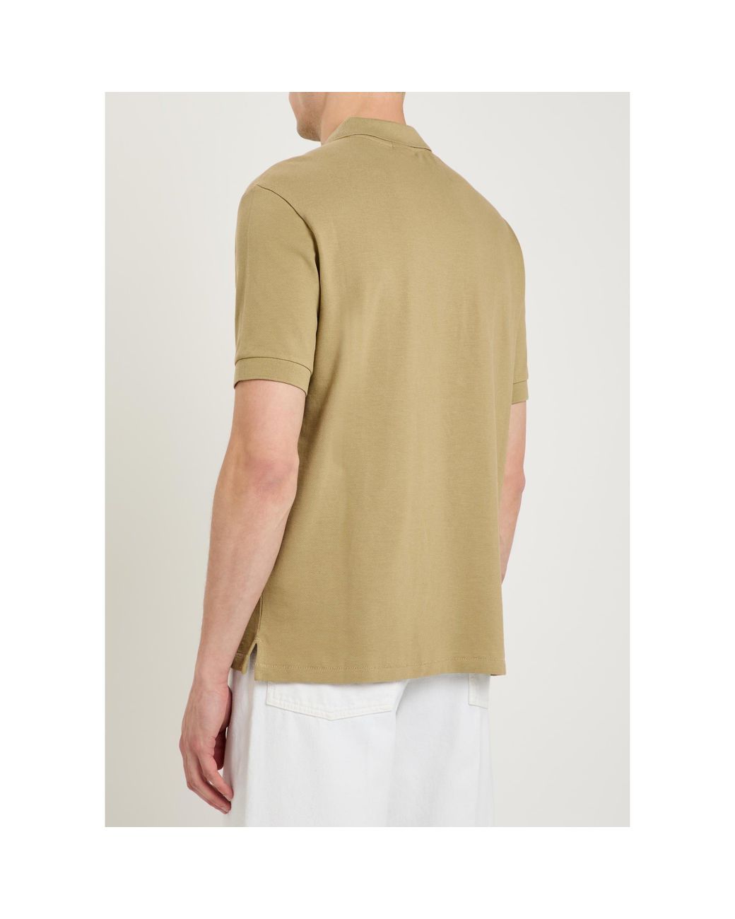 Paul Smith Yellow Logo Cotton Short-Sleeve Polo for men