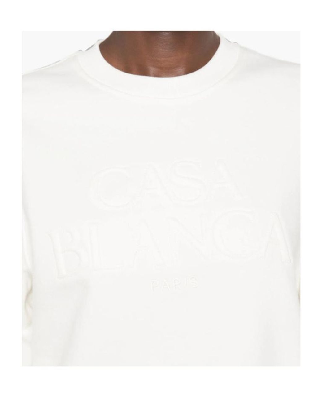 Casablanca White Crew Neck Sweater