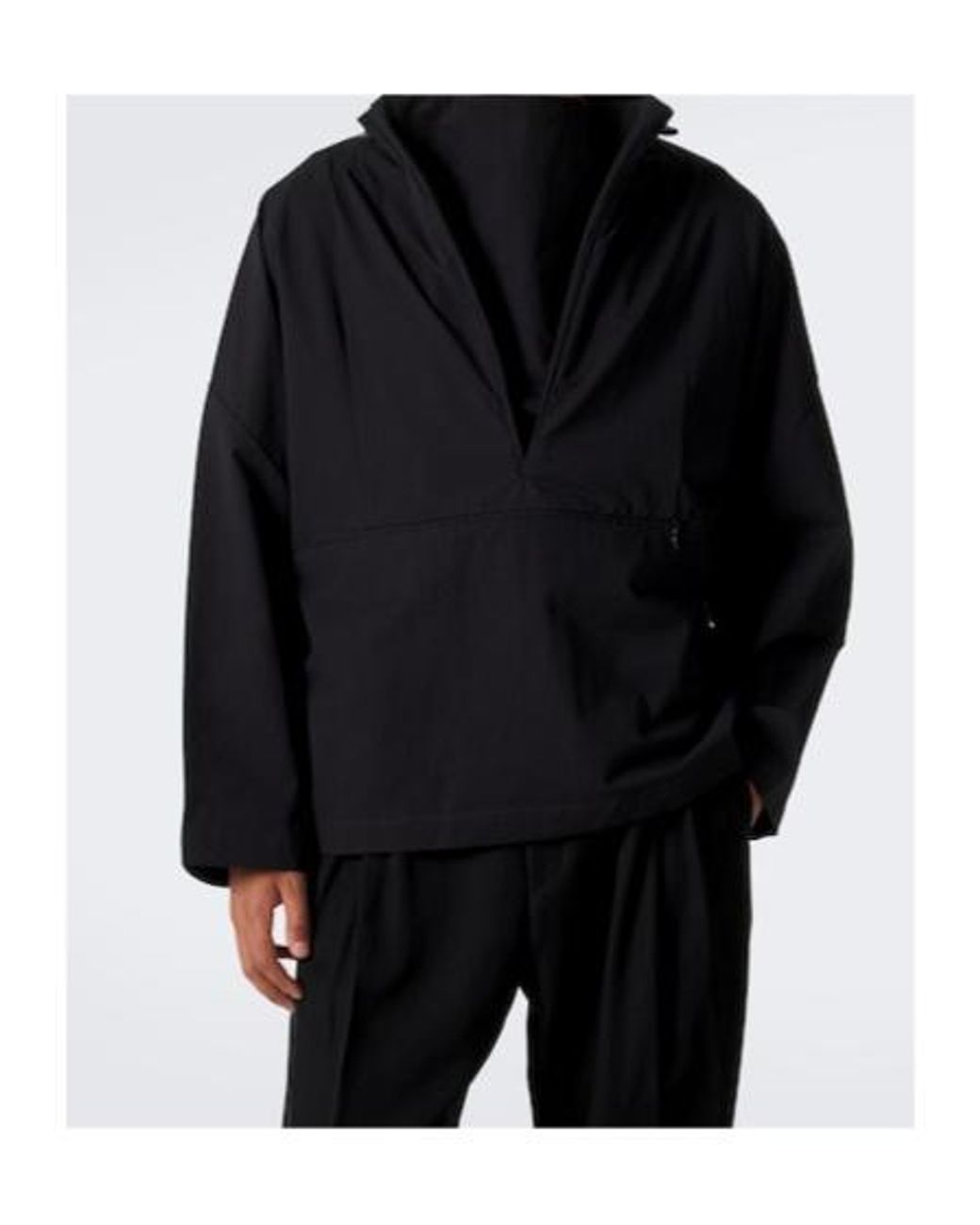 Kiko Kostadinov Black Cotton Twill Casual Jacket for men