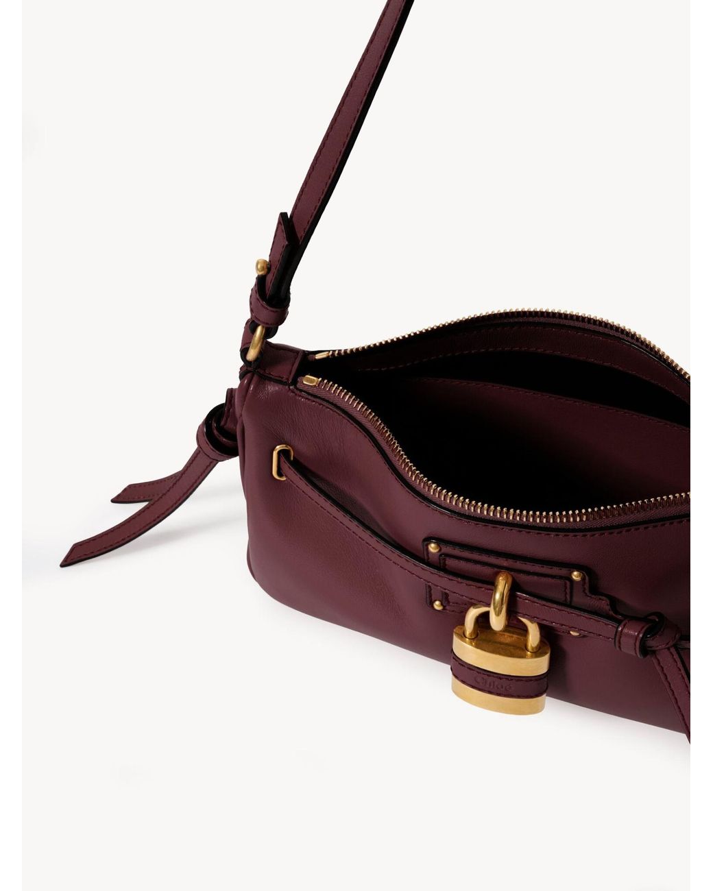 Chloé Brown Mini Paddington Sling Pouch With Strap