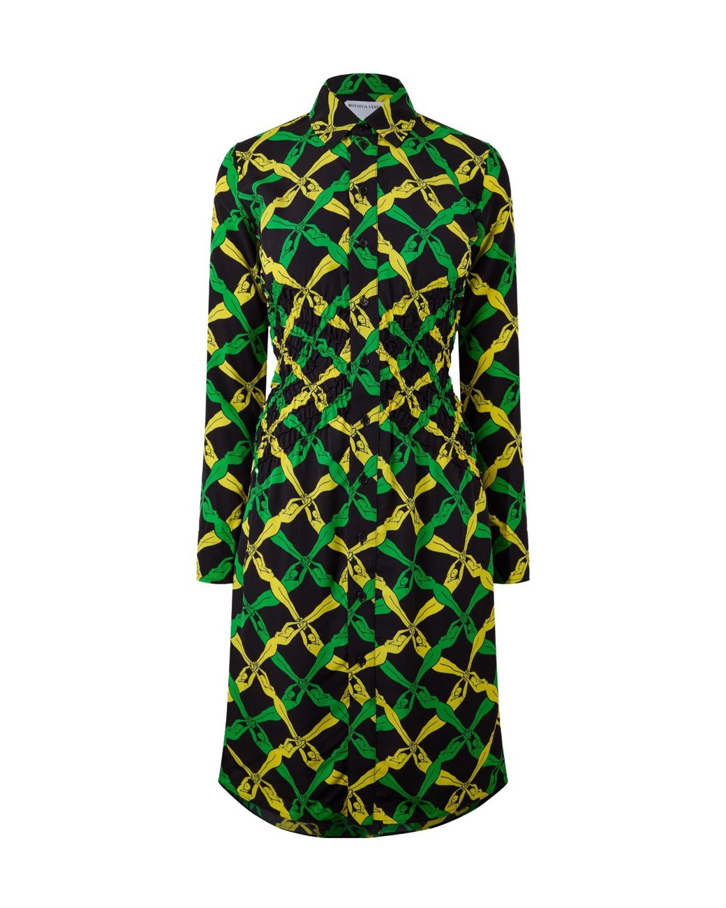 Bottega Veneta Green Shift Dress