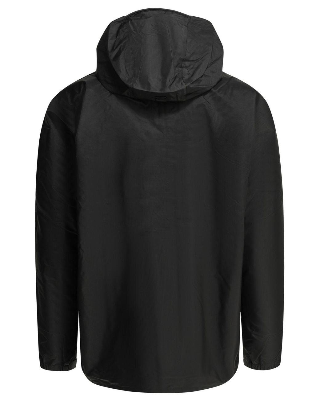 Montbell Black Rain Trekker Logo-Print Hooded Jacket for men