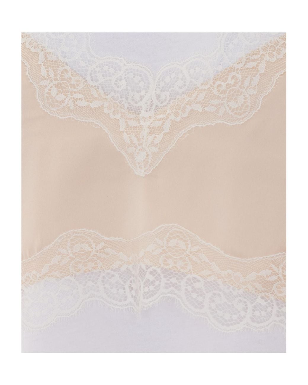 Aniye By White Lila Lace Bra Detail T-Shirt