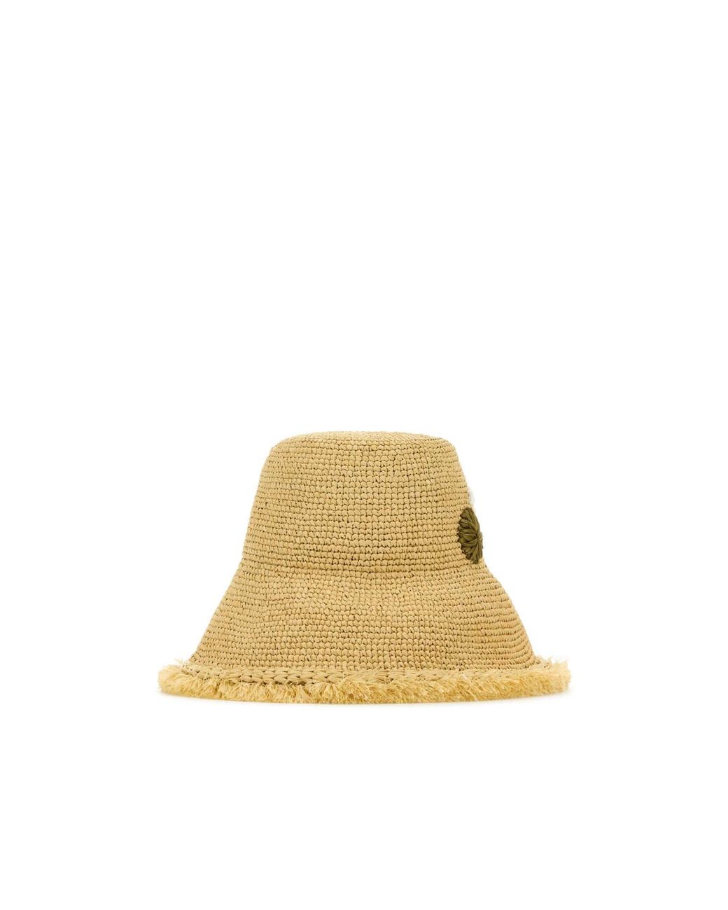 ハット Prada Embroidered Raffia Hat Prada Logo-Embroidered Raffia Hat in Metallic | Lyst