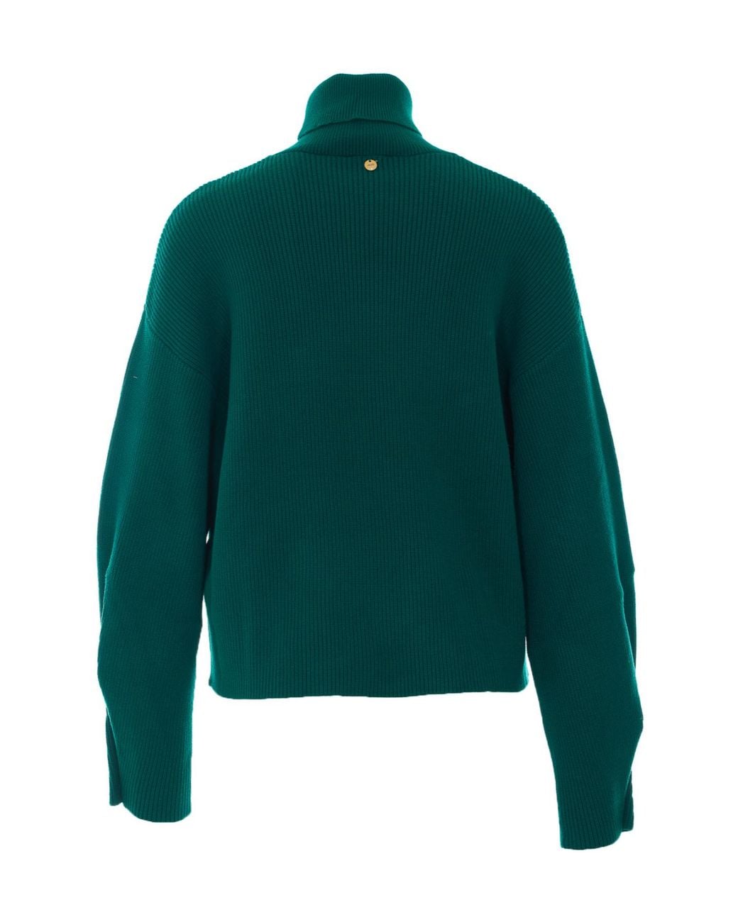 Liu Jo Green Chain Detail High Neck Knitted Sweater
