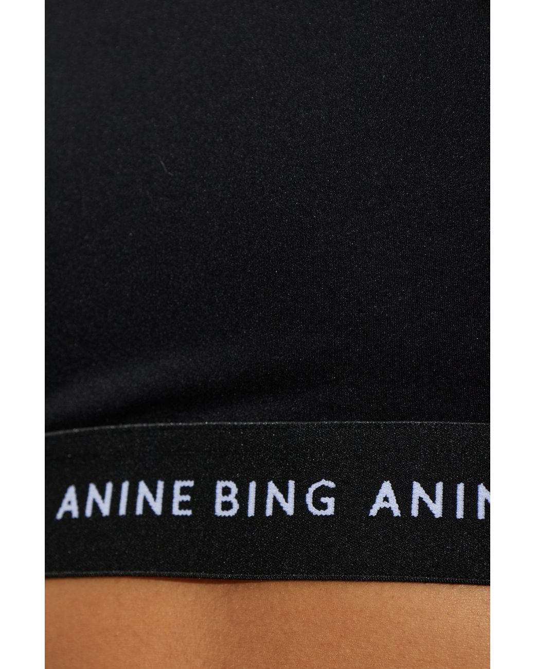 Anine Bing Black Nono Bra