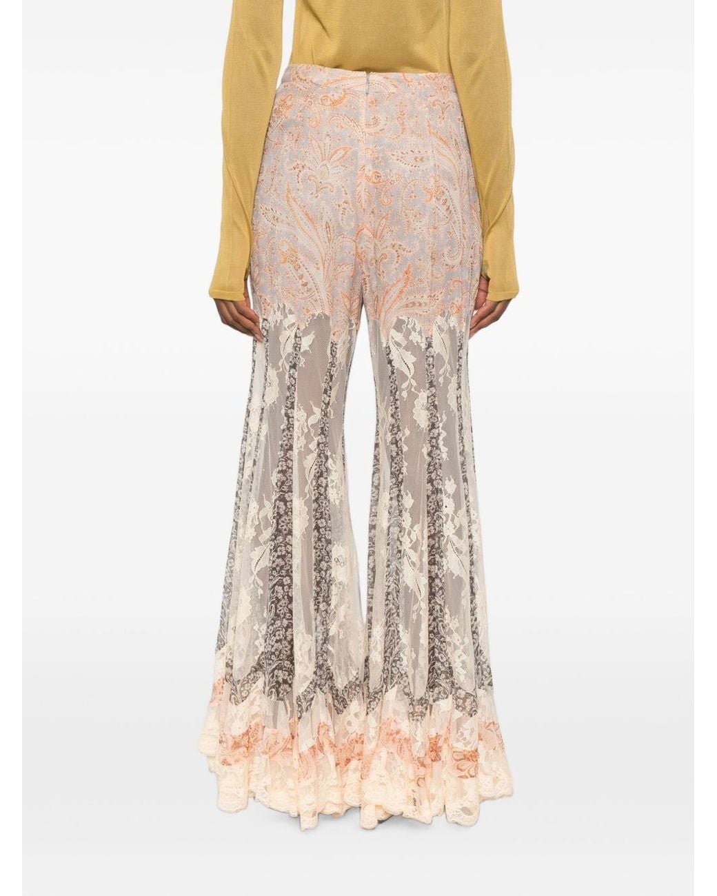 Zimmermann Natural Flared Casual Trousers
